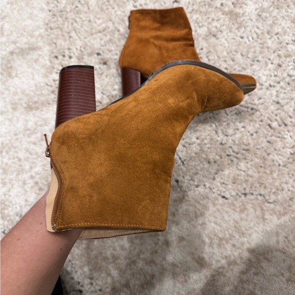 Tan Suede Booties - Picture 5 of 8